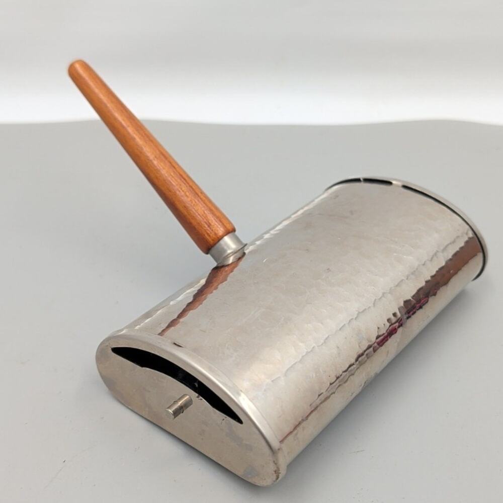 Vintage Crumb Sweeper Catcher Wood Handle